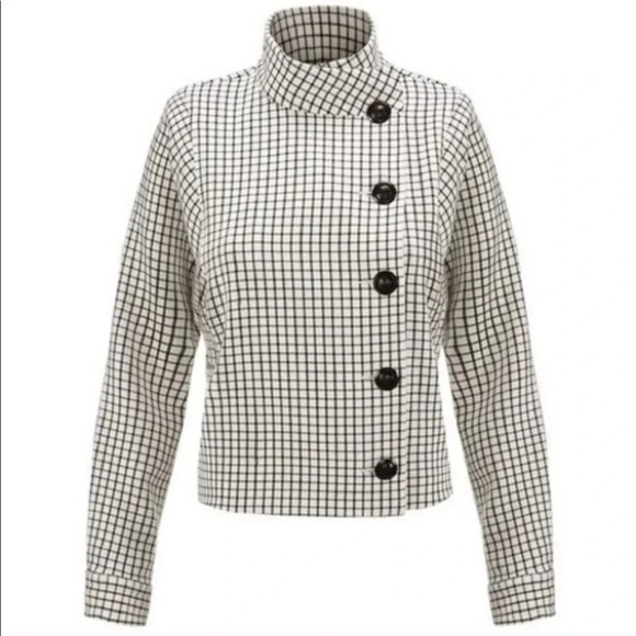 Cabi Windowpane Classic Blazer Jacket - Picture 1 of 7